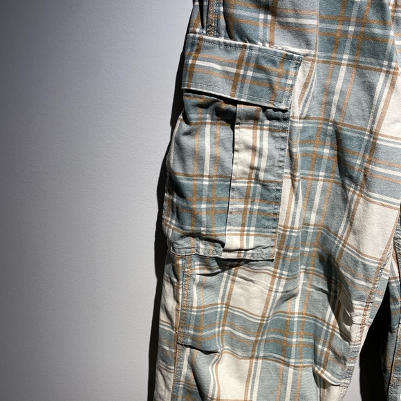 ZARA RHUIGI Plaid Cargo Pants | Men’s US 34 | Utility Streetwear - Picture 6 of 12
